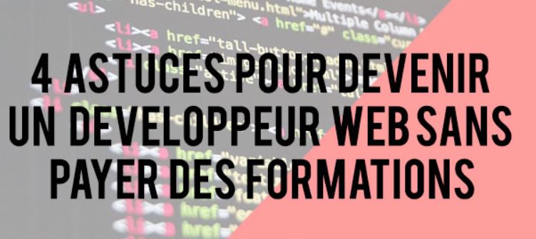 Devenir développeur web, c’est possible avec une bonne formation, voyez ça de près, ici!